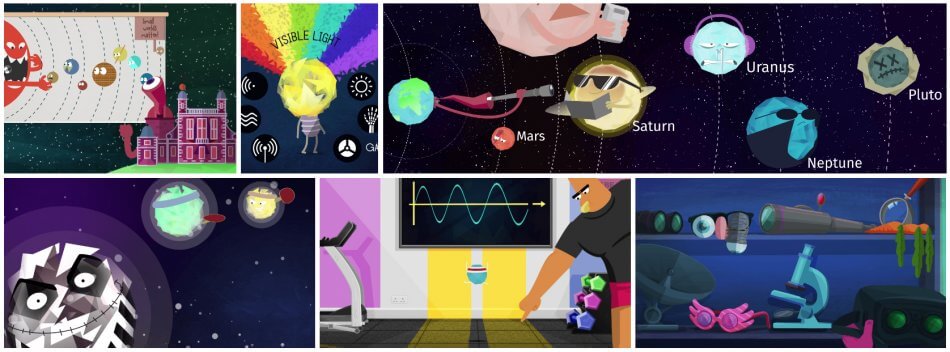 Educational animation explainer films for Key Stage 2 - Science - Story of Stars