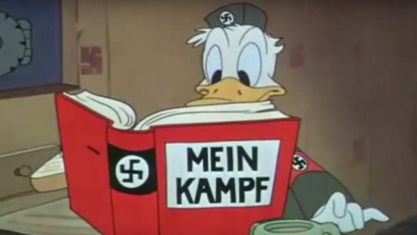 Propaganda War Time Animation Donald Duck Mein Kampf Der Fuehrers Face