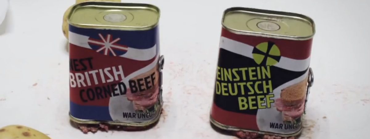 Behind World War One Uncut Soldiers Food Ration