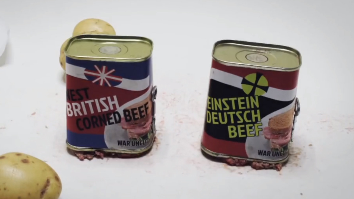 Behind World War One Uncut Soldiers Food Ration