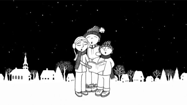 Animated Christmas ecard animation