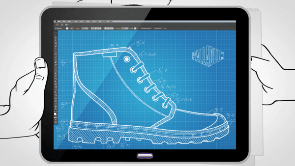 Animation for social media campaigns - Palladium's Pampa boot commercial
