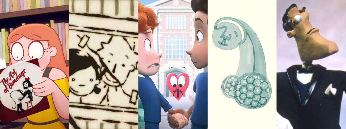 Valentines Day animated shorts: Tabook, Loves Me Loves Me Not, In a Heartbeat, Private Parts, A Quoi Ca Sert L'Amour (What's the Point of Love)