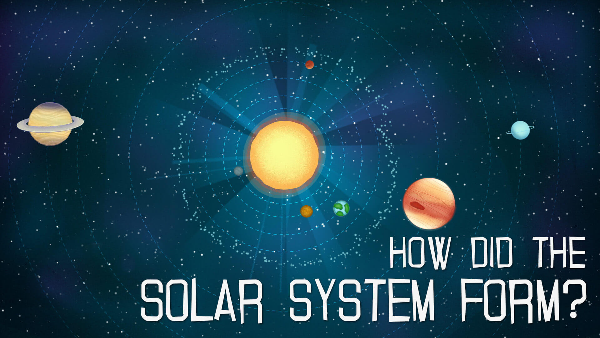 Educational animation films for children for Royal Observatory Greenwich - How did the Solar System form