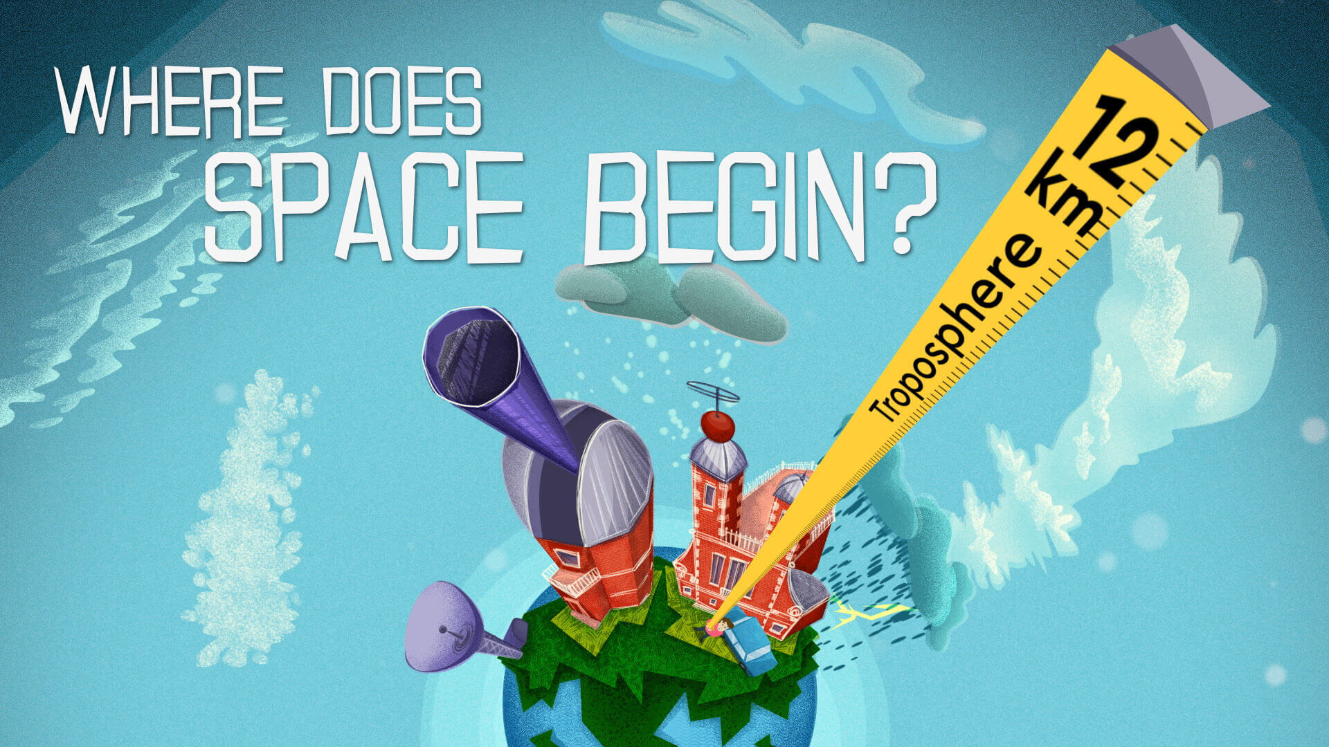 Educational animation for children for Royal Observatory Greenwich - Where does Space Begin